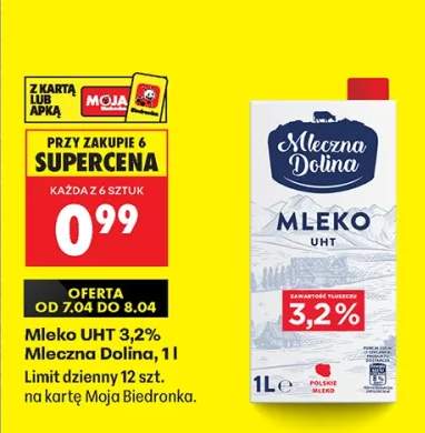 Mleko UHT 3,2%