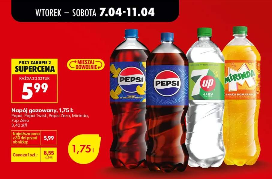 Napój gazowany Pepsi