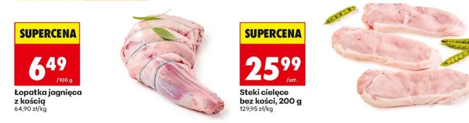 Steki cielęce bez kości