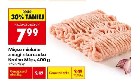 Mięso mielone z nogi z kurczaka