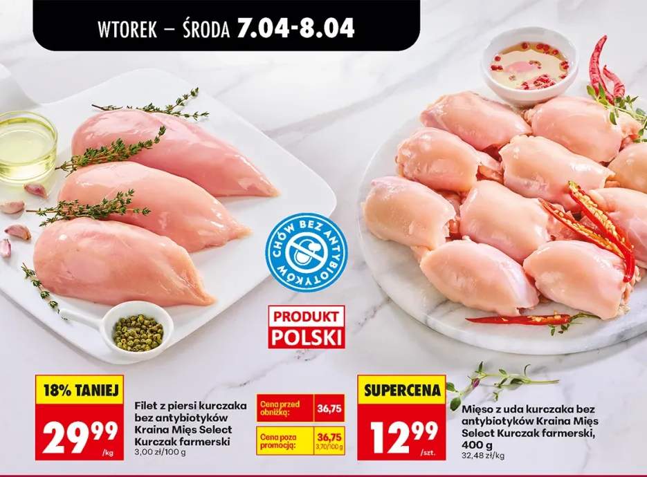Filet z piersi kurczaka bez antybiotyków Kurczak farmerski