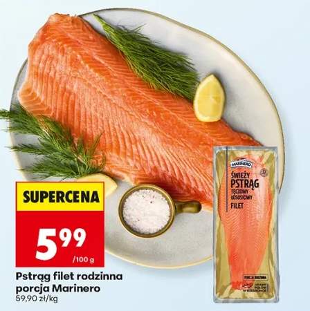 Pstrąg filet rodzinna porcja