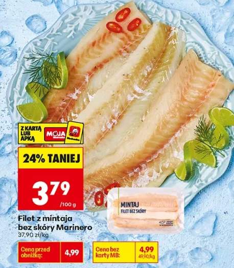 Filet z mintaja bez skóry Marinero