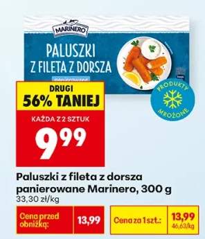 Paluszki z fileta z dorsza panierowane