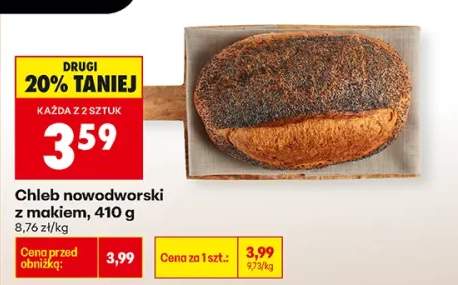 Chleb nowodworski z makiem