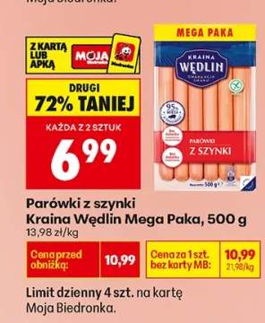 Parówki z szynki Mega Paka