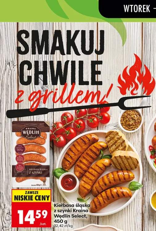 Kiełbasa śląska z szynki Select