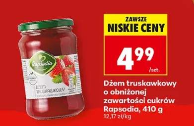 Dżem truskawkowy o obniżonej zawartości cukrów