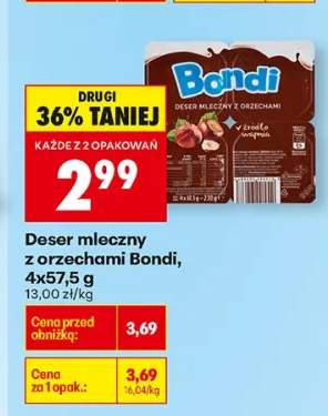 Deser mleczny z orzechami