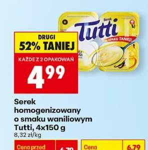 Serek homogenizowany o smaku waniliowym