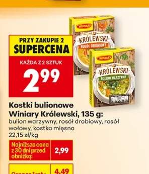 Kostki bulionowe warzywny