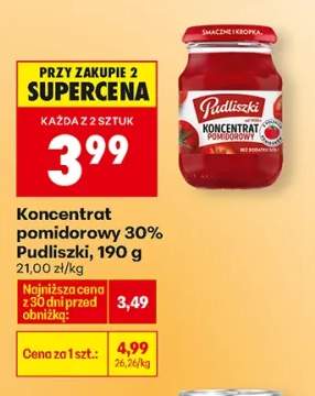 Koncentrat pomidorowy 30%