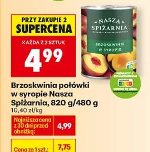 Brzoskwinie połówki w syropie