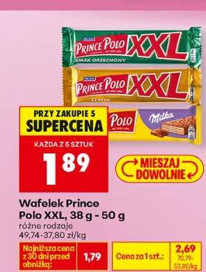 Wafelek XXL smak orzechowy