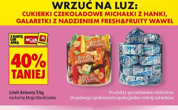 Cukierki czekoladowe Michałki z Hanki