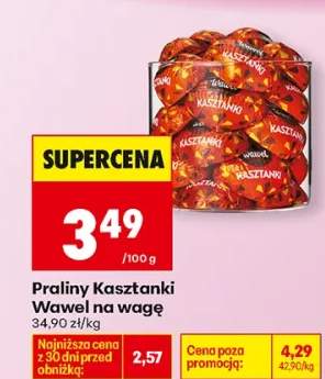 Praliny kasztanki na wagę