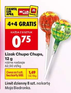 Lizak Chupa Chups różne rodzaje
