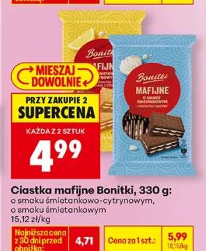 Ciastka maffijne o smaku śmietankowo-cytrynowym