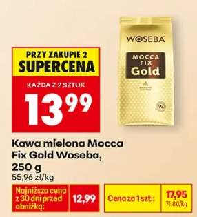 Kawa mielona Mocca Fix Gold