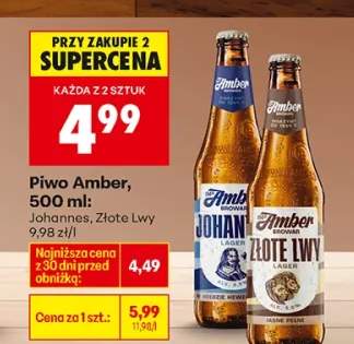 Piwo Johannes Złote Lwy