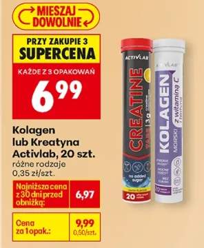 Kolagen lub Kreatyna Activlab różne rodzaje