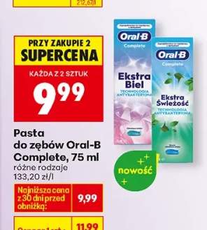 Pasta do zębów Complete Ekstra Biel