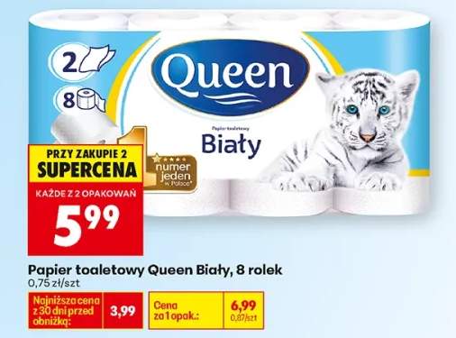 Papier toaletowy biały