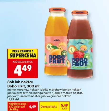 Sok lub nektar jabłko marchew