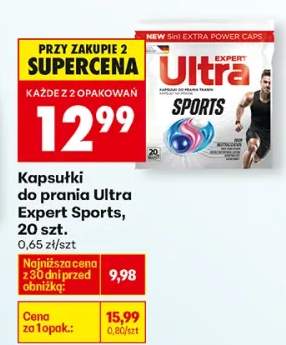 Kapsułki do prania Ultra Expert Sports