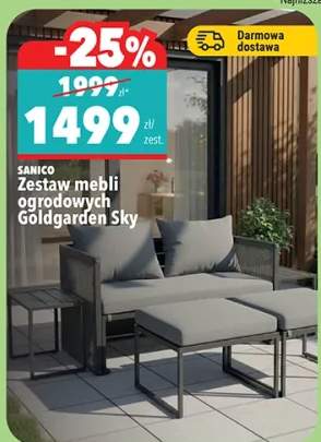 Zestaw mebli ogrodowych Goldgarden Sky