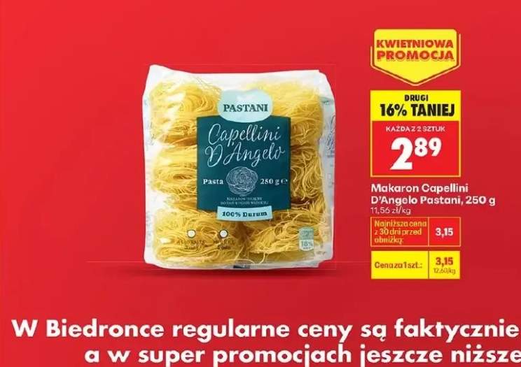 Makaron capellini D'Angelo