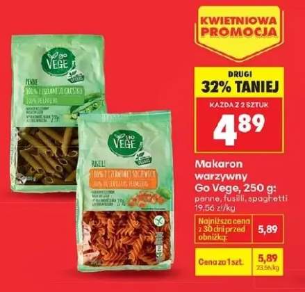 Makaron warzywny fusilli