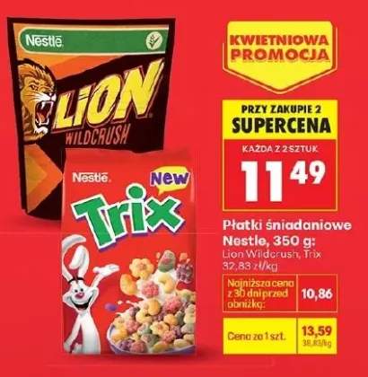Płatki śniadaniowe Lion Wildcrush