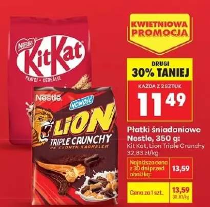 Płatki śniadaniowe Kit Kat