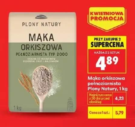 Mąka orkiszowa pełnoziarnista typ 2000