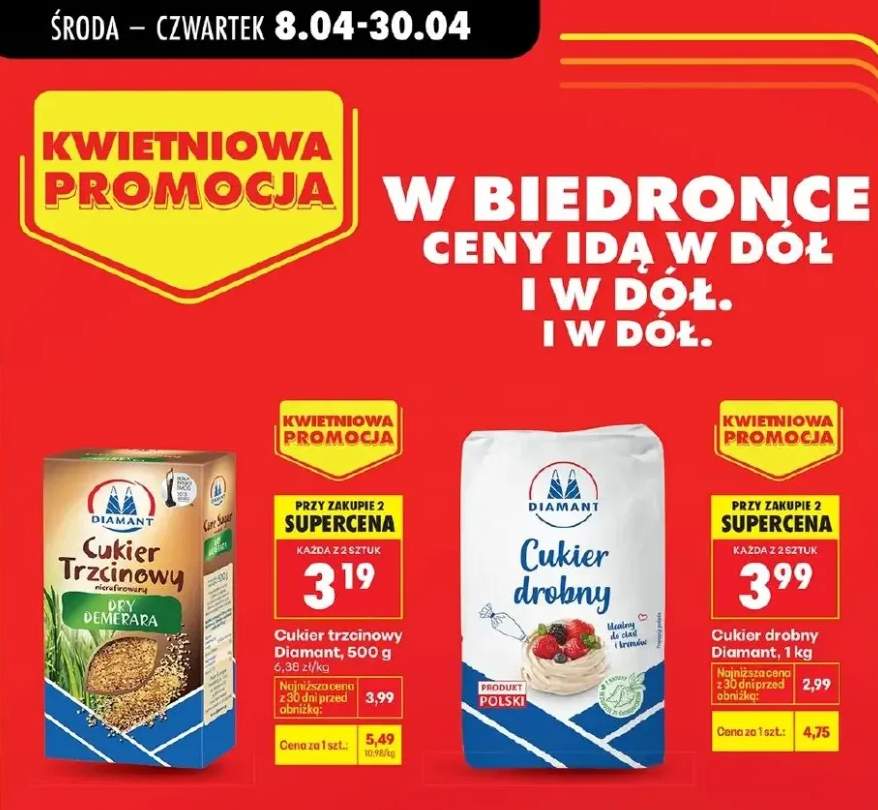 Cukier drobny produkt polski