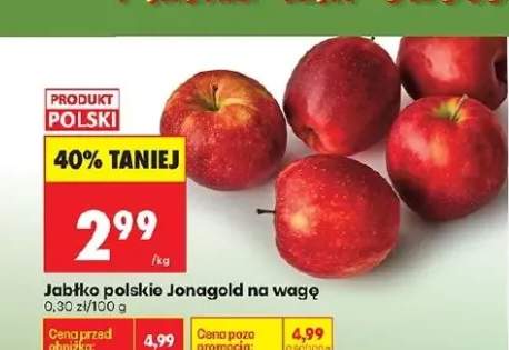 Jabłko polskie Jonagold na wagę