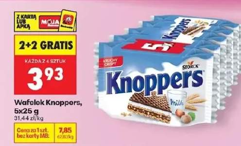 Wafelek Knoppers Milk