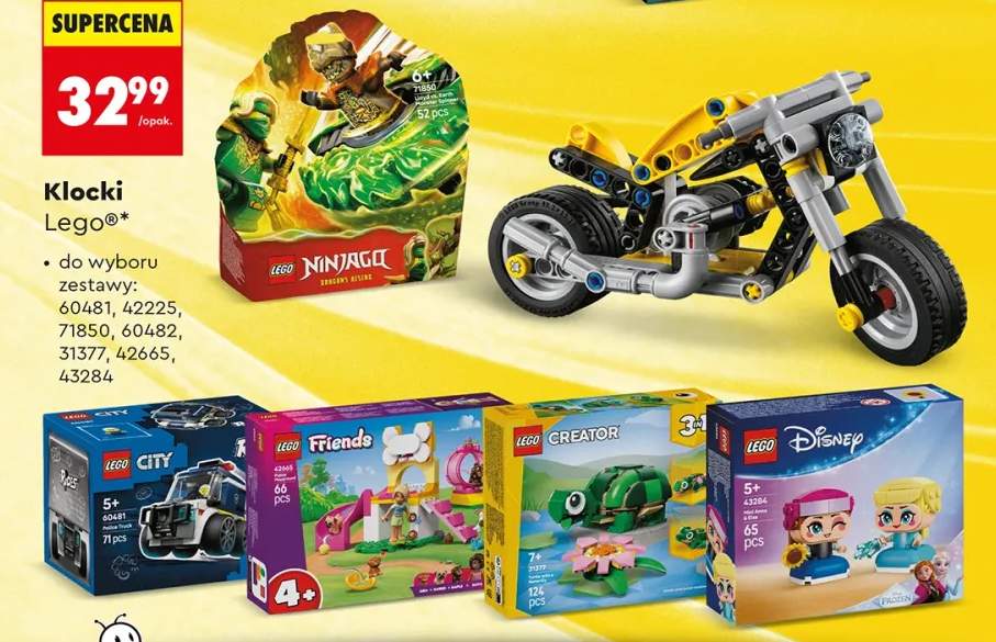 Klocki 60481, 42225, 71850, 60482, 31377, 42665, 43284