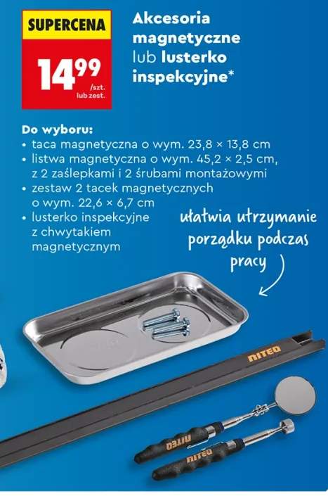 Akcesoria magnetyczne lub lusterko inspekcyjne