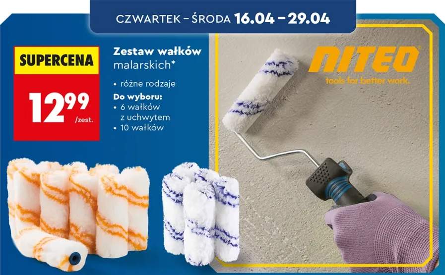 Zestaw wałków malarskich