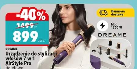 Urządzenie do stylizacji włosów 7 w 1 AirStyle Pro fioletowe