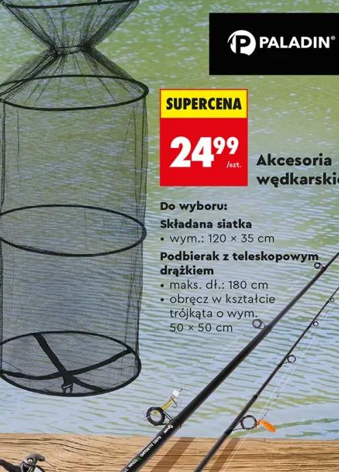 Akcesoria wędkarskie składana siatka