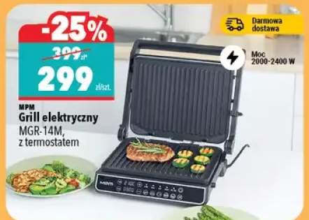 Grill elektryczny MGR-14M, z termostatem