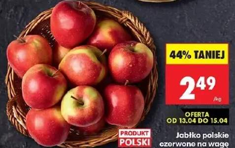 Jabłko polskie czerwone na wagę