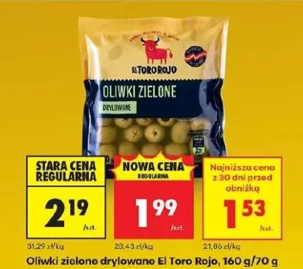 Oliwki zielone drylowane