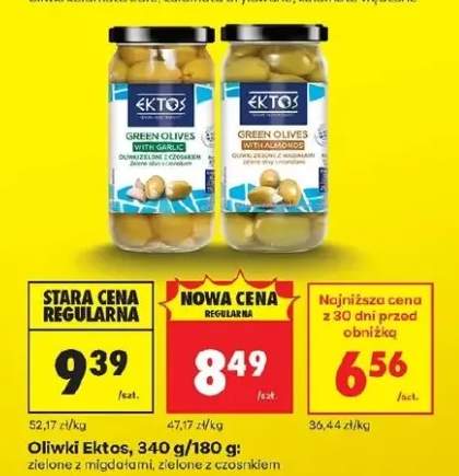 Oliwki zielone z migdałami