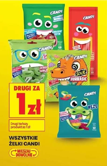 Żelki owocowy gejzer