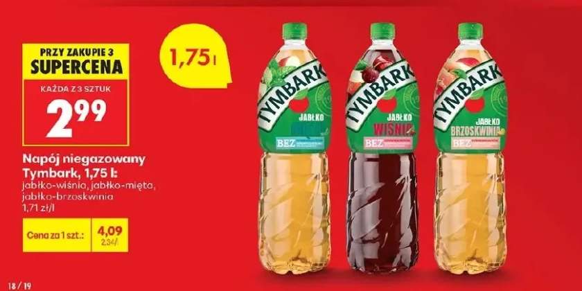 Napój niegazowany jabłko-wiśnia