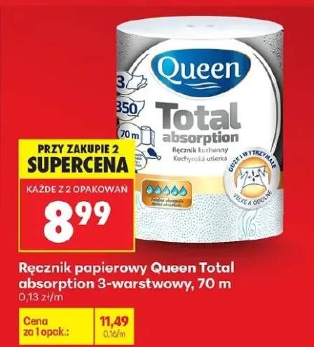 Ręcznik papierowy Total absorption 3-warstwowy